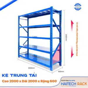 Kệ trung tải Cao 2000 x Dài 2000 x Rộng 600 - Ảnh 3